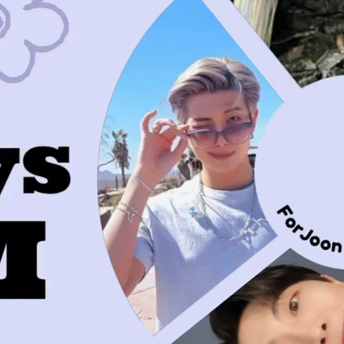 Postingan banner RM (BTS) paling populer di komunitas