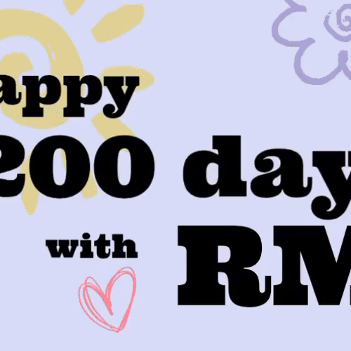 Postingan banner juara 1 RM (BTS) buatan penggemar
