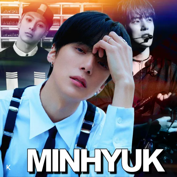 Signature photo of Minhyuk (MONSTA X) capturing their charm