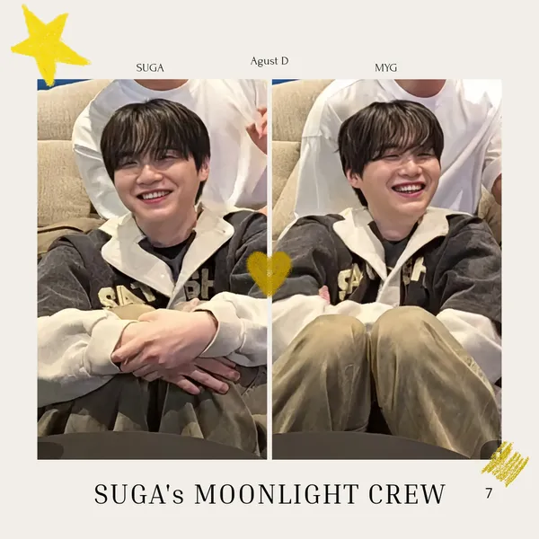 充滿粉絲愛意的SUGA (防彈少年團)人氣照片