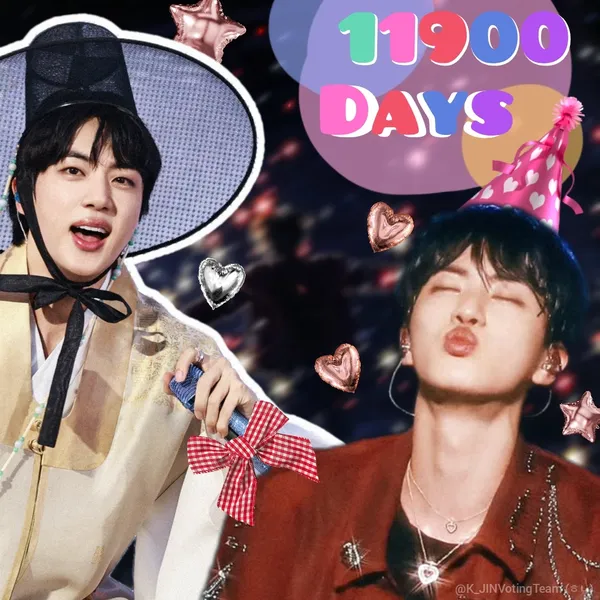 No.1 banner post of Jin (BTS) created by fans