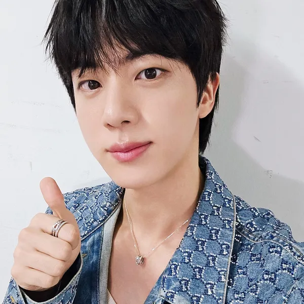 Shining profile picture of Jin (BTS) on today's Choeaedol