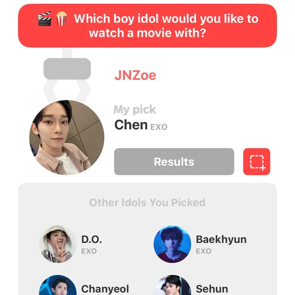 Today's Most Loved Chen (EXO)