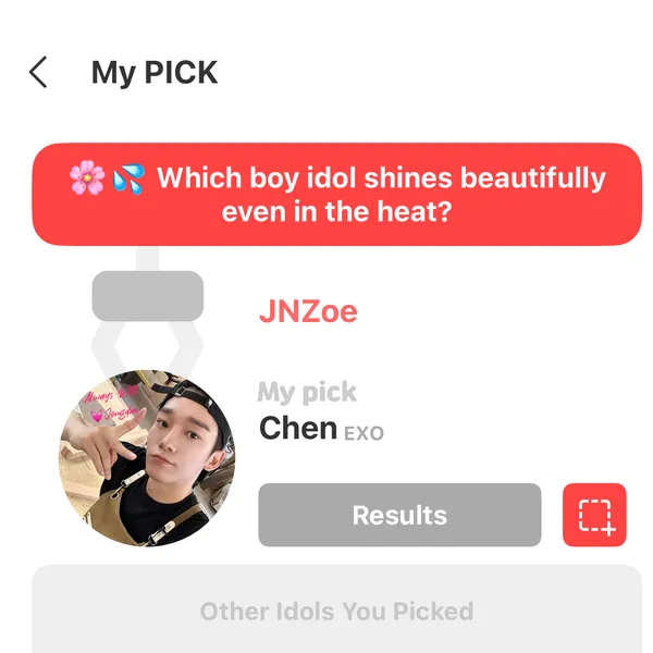 今日最受喜愛的Chen (EXO)