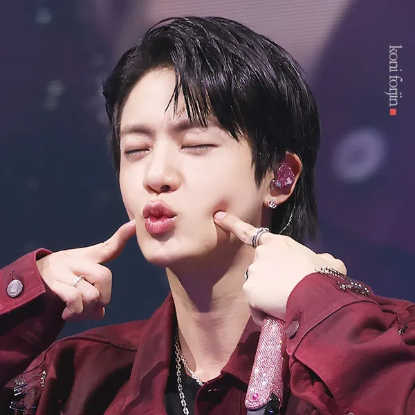 Signature photo of Jin (BTS) capturing their charm