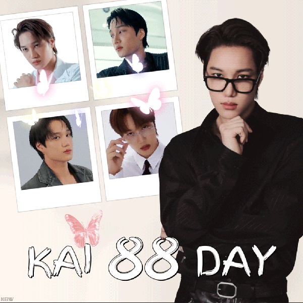 Signature photo of Kai (EXO) capturing their charm