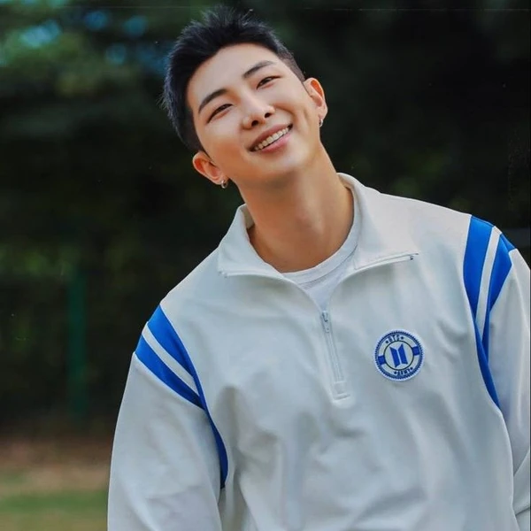 Signature photo of RM (BTS) capturing their charm