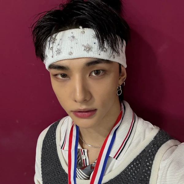 Shining profile picture of Hyunjin (Stray Kids) on today's Choeaedol