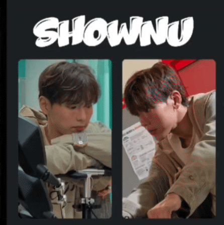 Brilliant moment of Shownu (MONSTA X) created by fandom