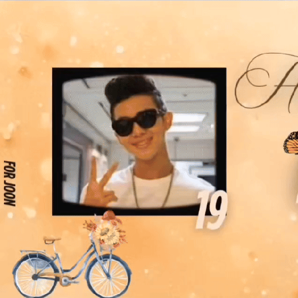No.1 banner post of RM (BTS) created by fans