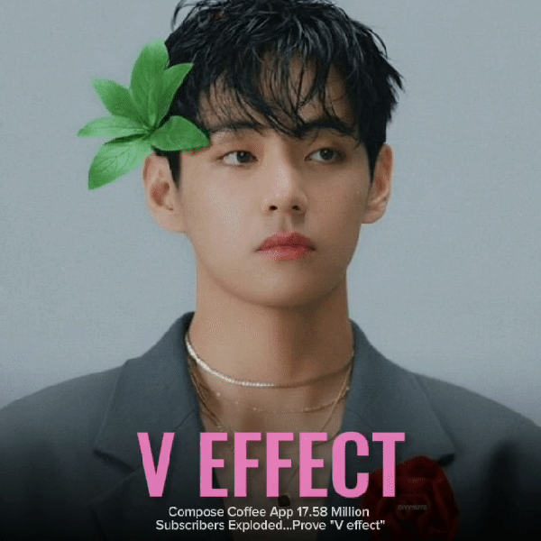 充滿粉絲愛意的V (防彈少年團)人氣照片
