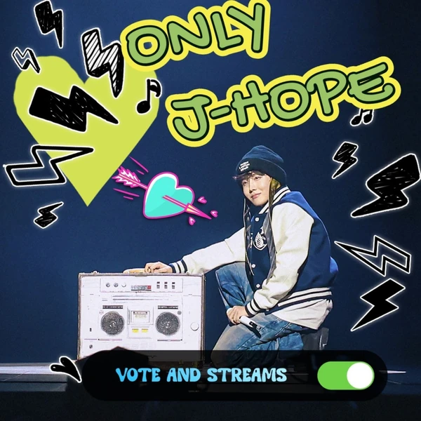 今日最受喜愛的J-hope (防彈少年團)