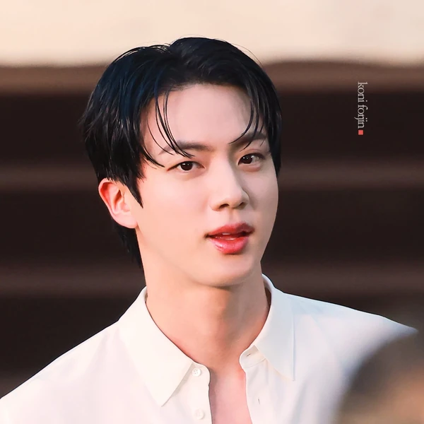Signature photo of Jin (BTS) capturing their charm