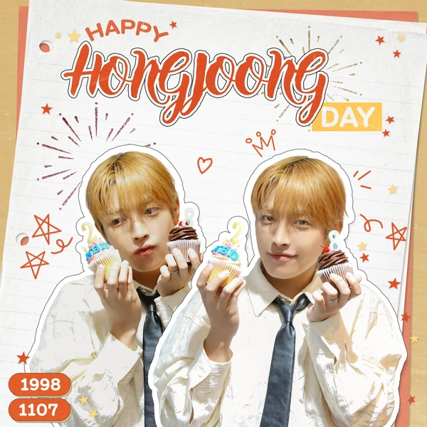 Shining profile picture of Hongjoong (ATEEZ) on today's Choeaedol