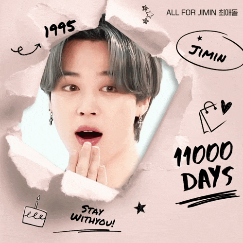 Postingan banner juara 1 Jimin (BTS) buatan penggemar