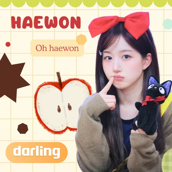 Shining profile picture of Haewon (NMIXX) on today's Choeaedol