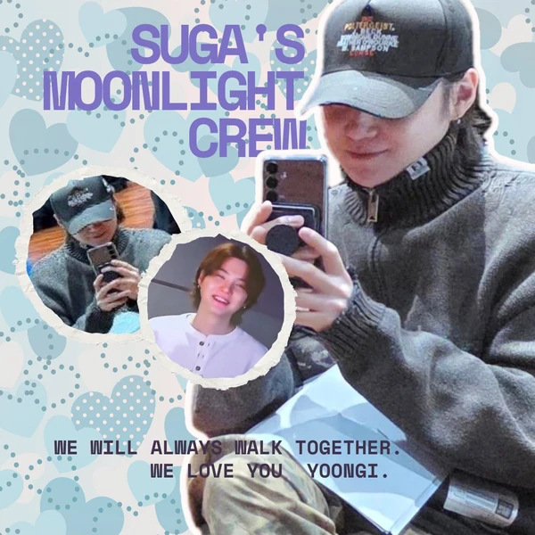 充滿粉絲愛意的SUGA (防彈少年團)人氣照片