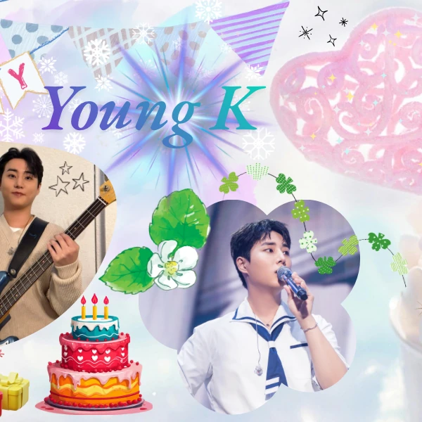 Brilliant moment of Young K (DAY6) created by fandom