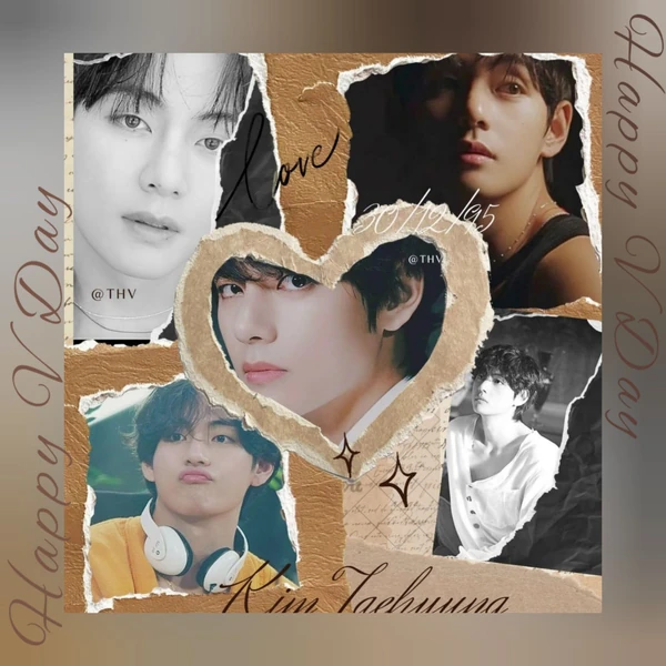 No.1 banner post of V (BTS) created by fans