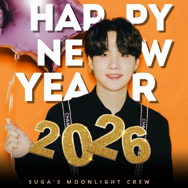 Signature photo of SUGA (BTS) capturing their charm