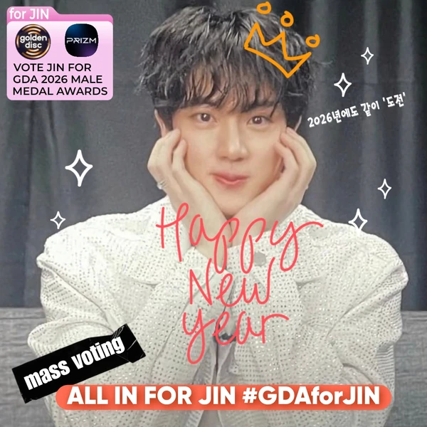 Most popular banner post of Jin (BTS) in the community