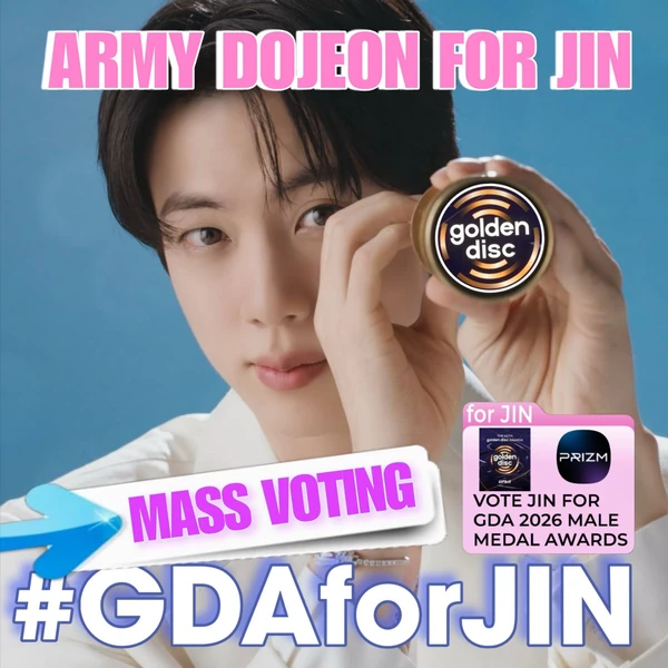 Most popular banner post of Jin (BTS) in the community