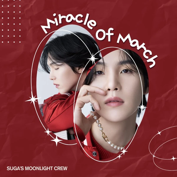 Signature photo of SUGA (BTS) capturing their charm