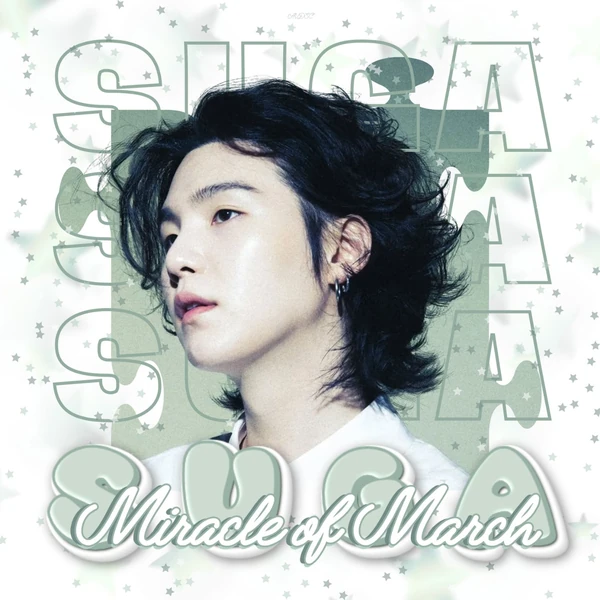 No.1 banner post of SUGA (BTS) created by fans