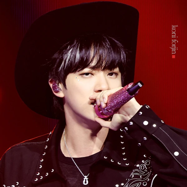 Signature photo of Jin (BTS) capturing their charm