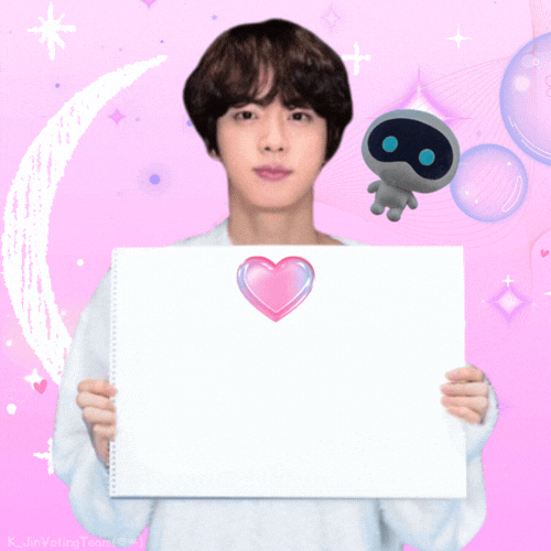 Brilliant moment of Jin (BTS) created by fandom