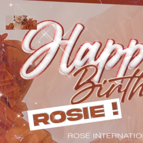 充滿粉絲愛意的ROSÉ (BLACKPINK)人氣照片