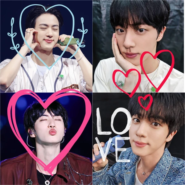 Foto Populer Penuh Cinta untuk Jin (BTS)