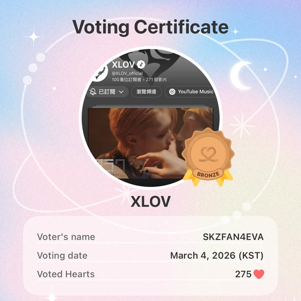 Shining profile picture of XLOV on today's Choeaedol