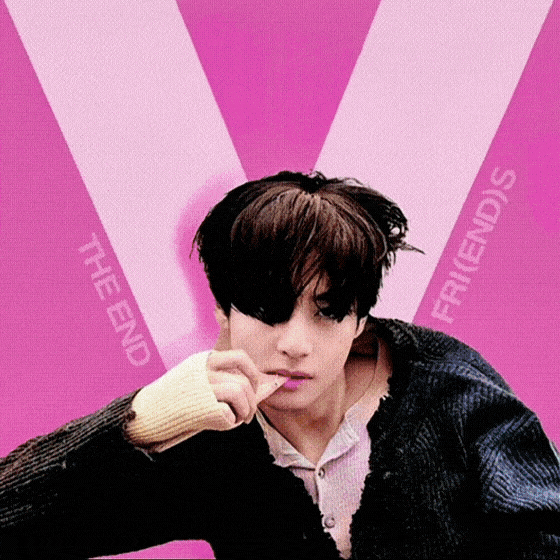 充滿粉絲愛意的V (防彈少年團)人氣照片