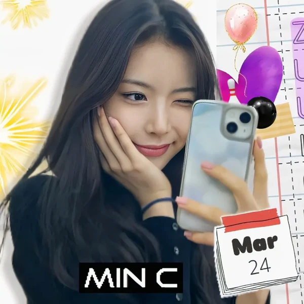 Signature photo of Min C (SECRET NUMBER) capturing their charm