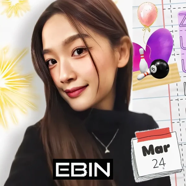 Signature photo of Ebin (SECRET NUMBER) capturing their charm