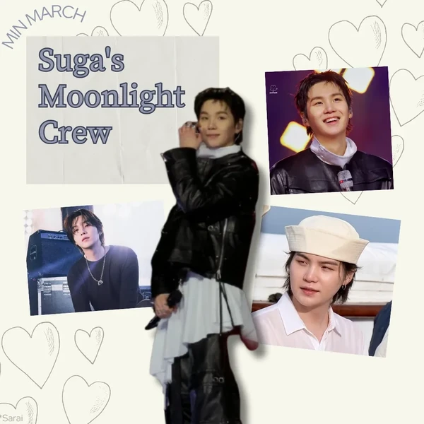 充滿粉絲愛意的SUGA (防彈少年團)人氣照片