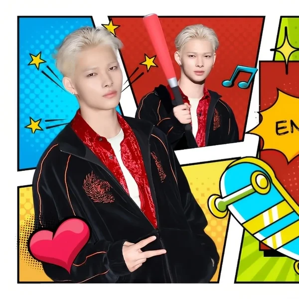 Signature photo of NI-KI (ENHYPEN) capturing their charm