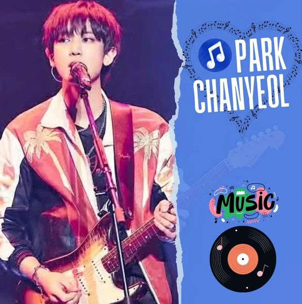 Signature photo of Chanyeol (EXO) capturing their charm