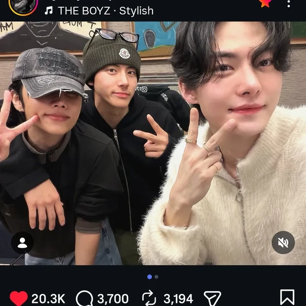 今天最受喜爱的Eric (THE BOYZ)