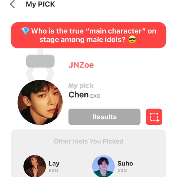 今日最受喜愛的Chen (EXO)