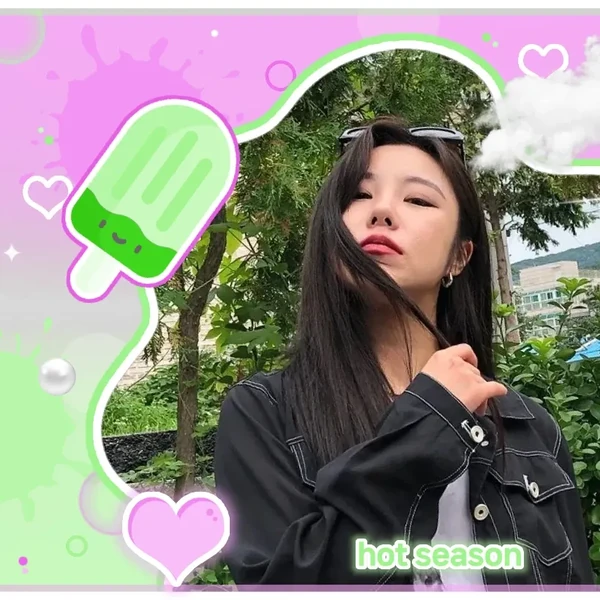 Signature photo of Wheein (MAMAMOO) capturing their charm