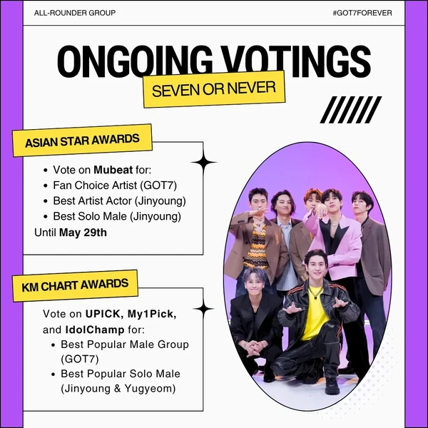 Best moment chosen by GOT7 fandom