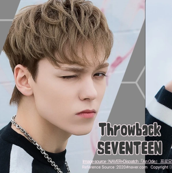 Signature photo of Vernon (SEVENTEEN) capturing their charm