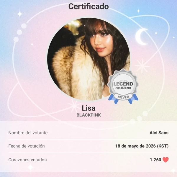 今天最受喜爱的Lisa (BLACKPINK)