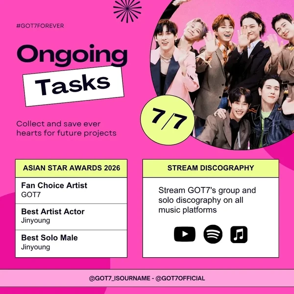 GOT7 팬심 가득한 인기 사진
