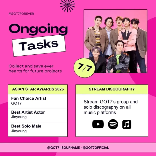 Foto Populer Penuh Cinta untuk GOT7